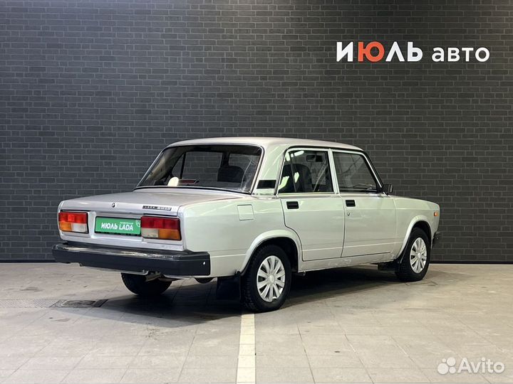 ВАЗ 2107 1.6 МТ, 2011, 71 672 км