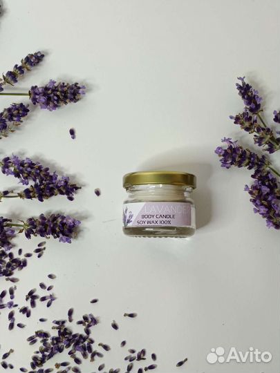 Ароматическая свеча ручной работы