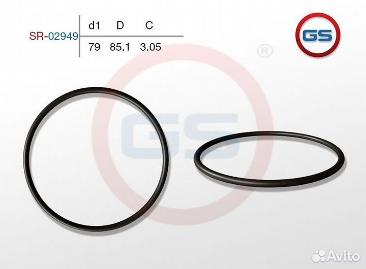 Резиновое кольцо 79*3.05