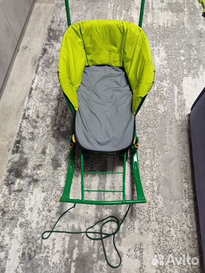 Детские санки на колесах