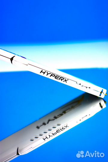 HyperX Fury DDR3 1600 мгц 2*8 гб dimm white