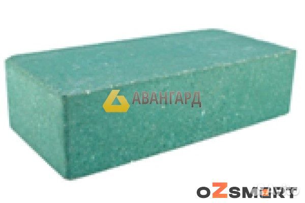 Кирпич гладкий бирюзовый гл