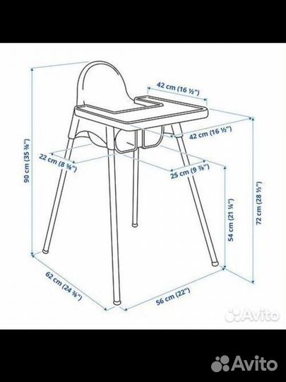 Стульчик для кормления IKEA аренда