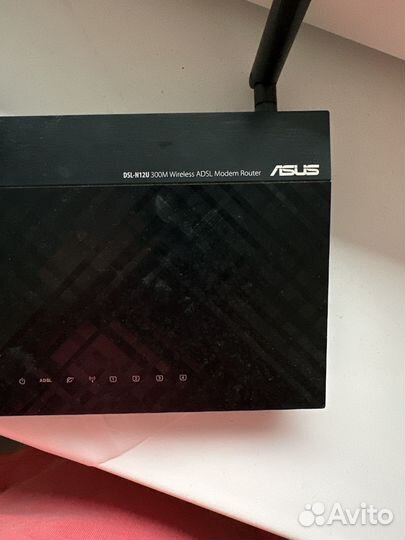 Роутер asus dsl n12u, adsl, 300mb, usb