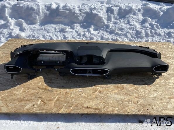 Торпедо с подушкой пассажира Хендай Санта Фе 4 тм