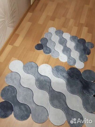 Набор ковриков в ванную комнату Турция новые