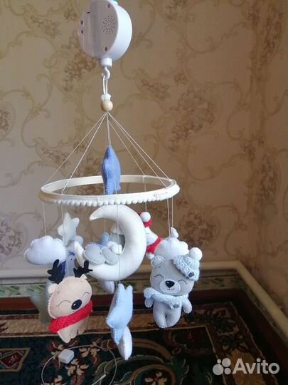 Детский мобиль на кроватку(ручная работа)