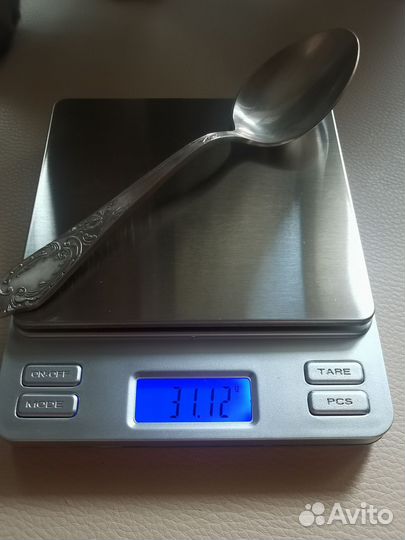 Серебряная чайная ложка СССР