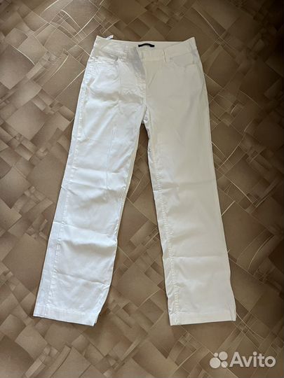 Брюки белые хлопковые