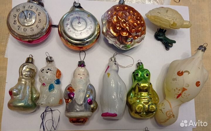 Елочные игрушки СССР в реставрацию