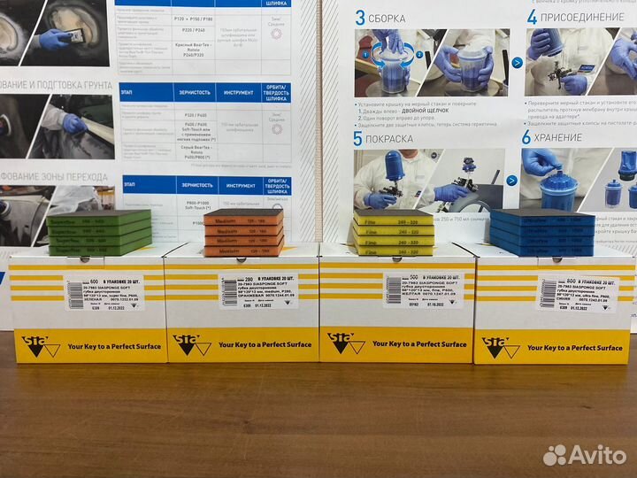 Абразивная губка SIA двусторонняя