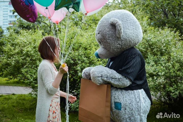 Ростовая кукла Мишка Тедди, Белый медведь