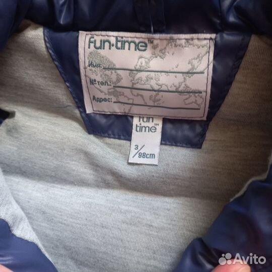 Жилет детский утепленный 98р новый