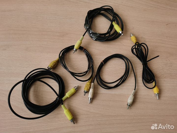 Аудио кабель межблочный тюльпаны 3/3 2/2 1/1