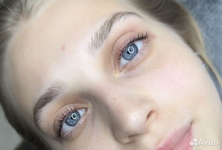 Ламинирование ресниц и бровей