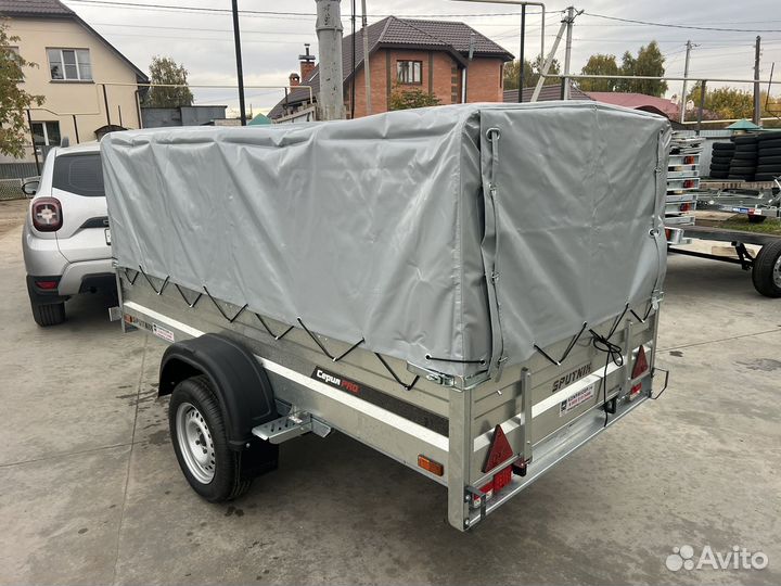 Прицеп 2.60х1.35 Спутник Pro тент 1100мм