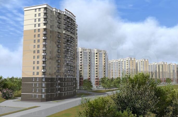 2-к. квартира, 58,5 м², 7/17 эт.