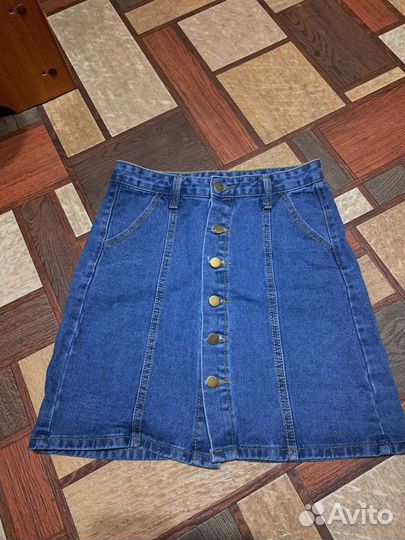 Джинсовая юбка