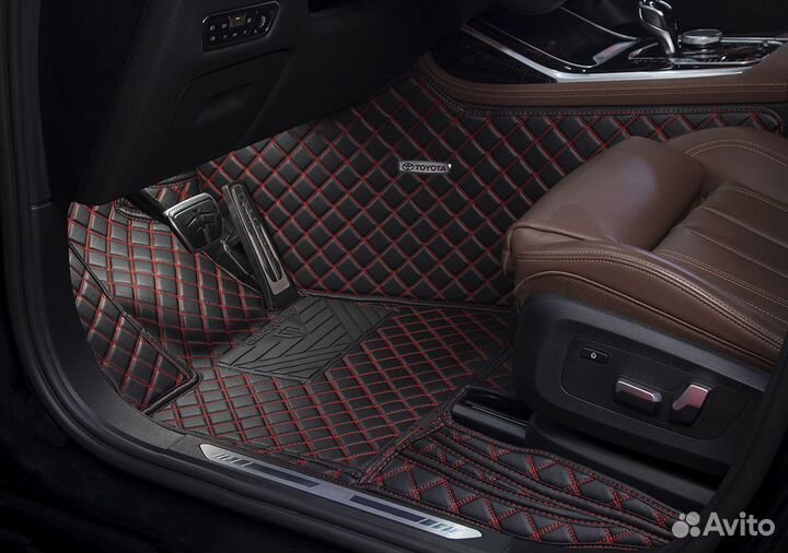 3D Коврики Toyota Fortuner 2 из Экокожи