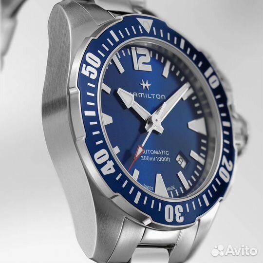 Hamilton khaki navy frogman 42mm H77705145