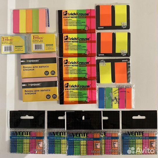 Клейкие стикеры-закладки/стикеры для записей