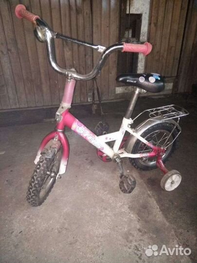 Детский велосипед 4х колесный