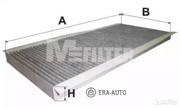 M-filter K 9073C K9073C фильтр салона угольн.\ BMW