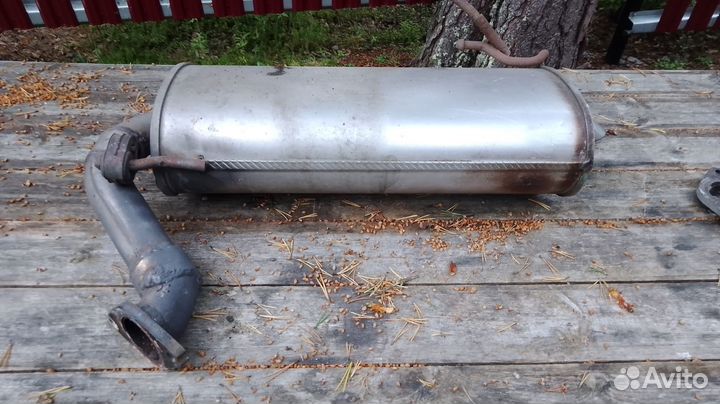 Глушитель на mitsubishi outlander 3