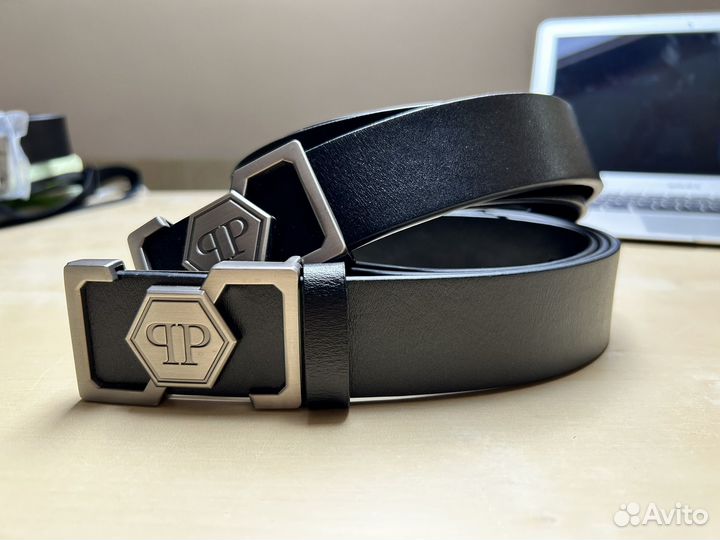 Ремень мужской кожаный новый