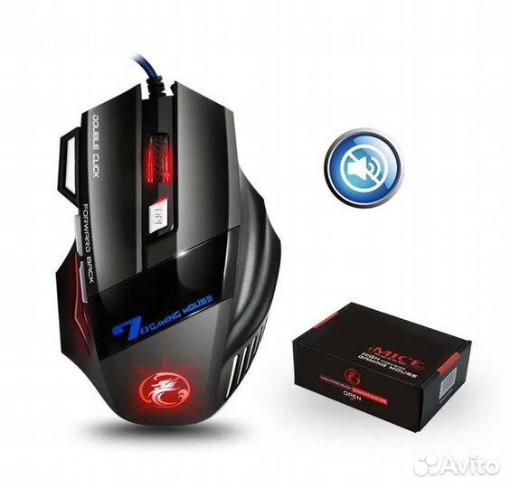 Мышь проводная Redragon X7 5500 DPI