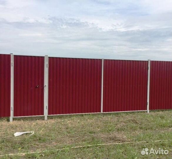 Заборы из профнастила