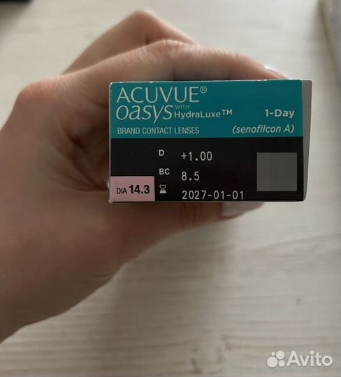 Линзы контактные acuvue oasys однодневные