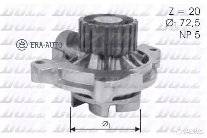 Dolz A180 Помпа audi 100 2.5TDi 90-94