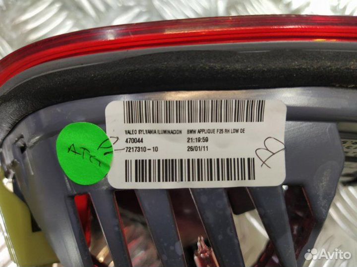 Фонарь внутренний правый Bmw X3 3.0 N52