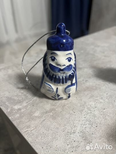 Елочные игрушки гжель