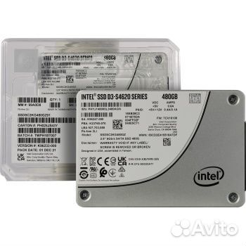 480GB SSD Intel D3-S4620 2.5