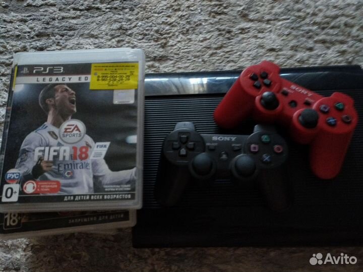 Sony PS3 super slim прошитая 500 гб