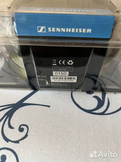 Наушники sennheiser HD 418