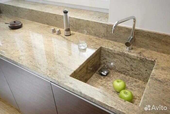 Столешница из искусственного камня, акрил 1 p-8017