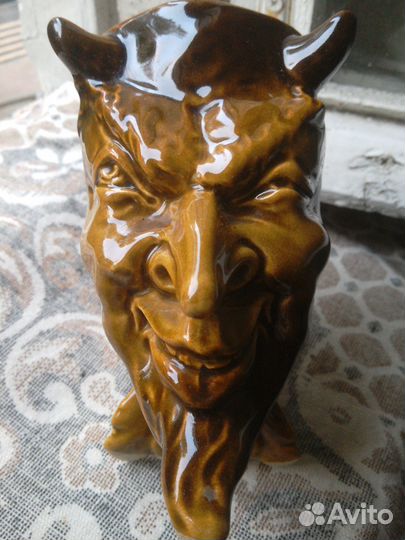 Черт керамический СССР 2 шт