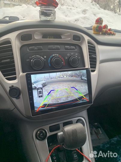 Штатная магнитола Toyota highlander 2000-2007 г