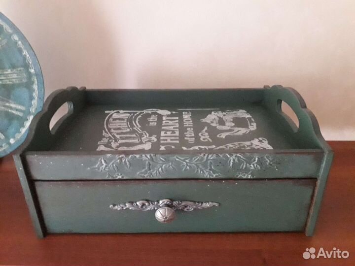 Поднос деревянный