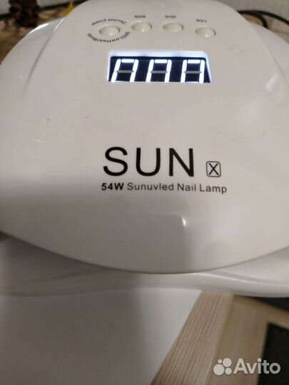 Лампа для ногтей бу