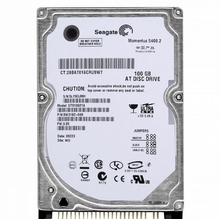 [ST910021A] Жесткий Диск Seagate 100gb Ide 2,5" St910021a