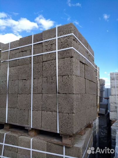 Блок Полублок строительный муровой, Керамзитоблок