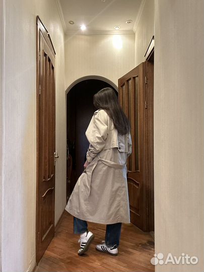 Винтажный женский тренч в стиле Burberry