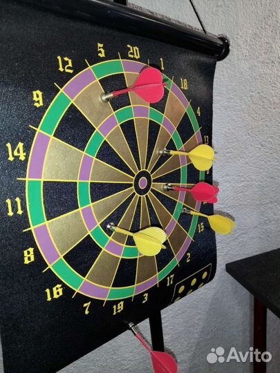 Дартс с магнитным полотном, d30 см