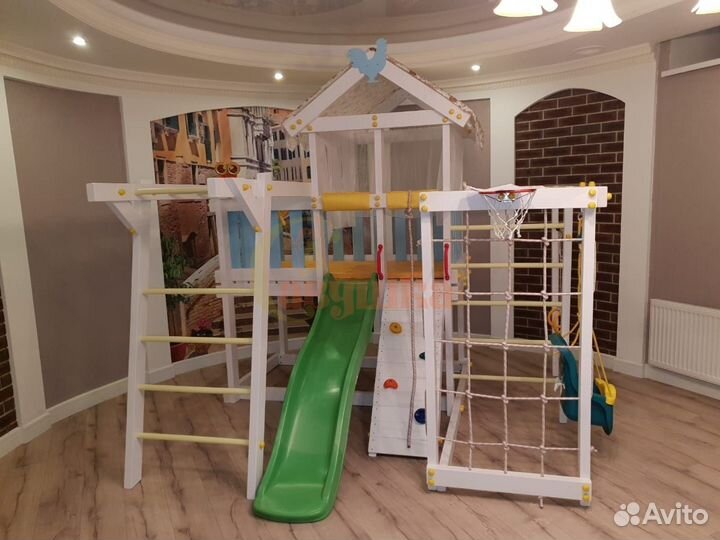 Игровой комплекс Савушка Baby 5 голубой