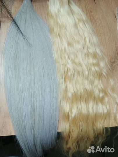 Детские волосы для наращивания от 44 см до 75 см