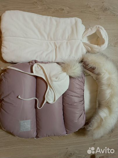 Конверт на выписку зимний для девочки